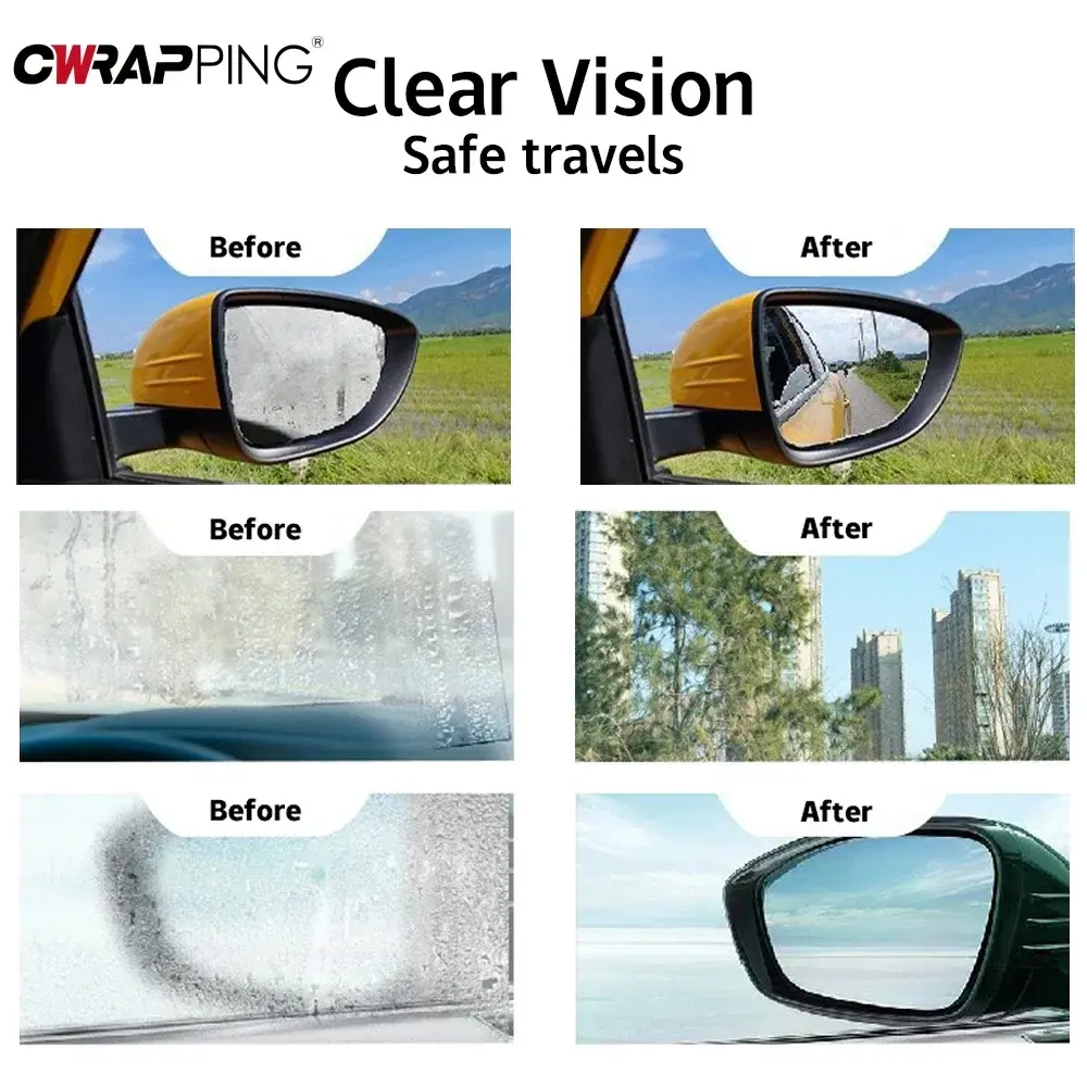 Car Windshield Defogging Agent Car Oil Film Brush Cleaning Glass Fog Cleaner Mirror Anti Fog Glass Tool for Car Wash Accessories