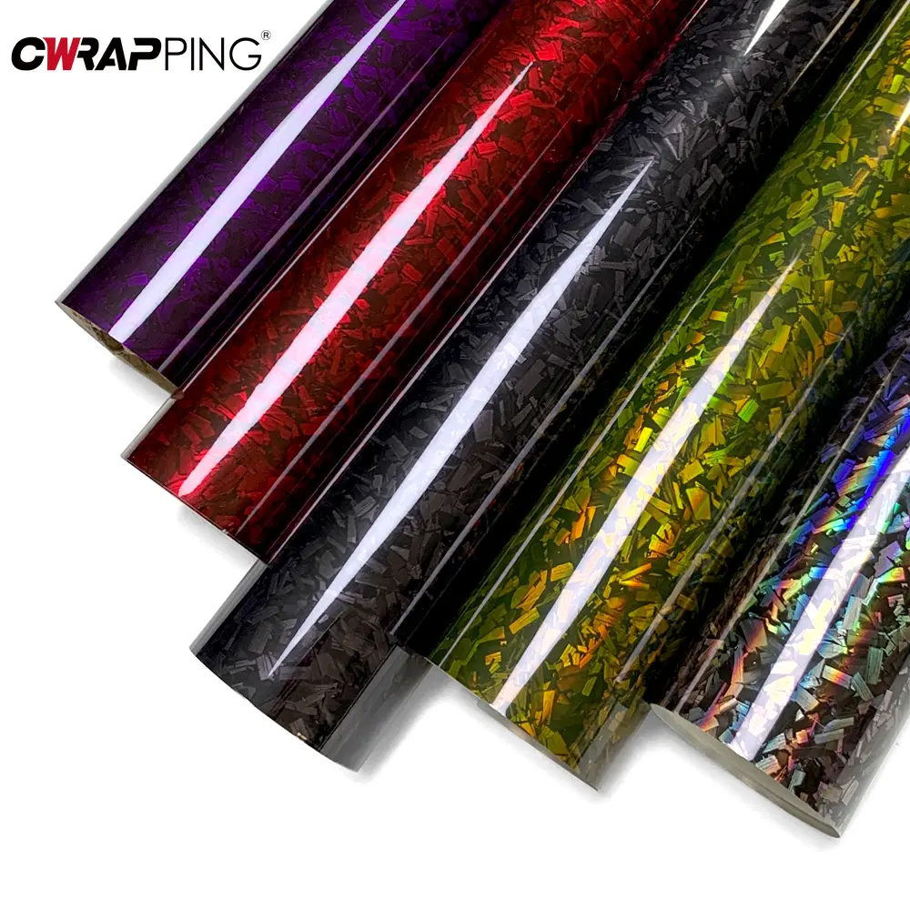 Carbon Fiber Vinyl Auto Tuning Car Stickers Waterproof Adhesive Vinyl Motorcycle Sticker Anti Collision Film for Car Accessories