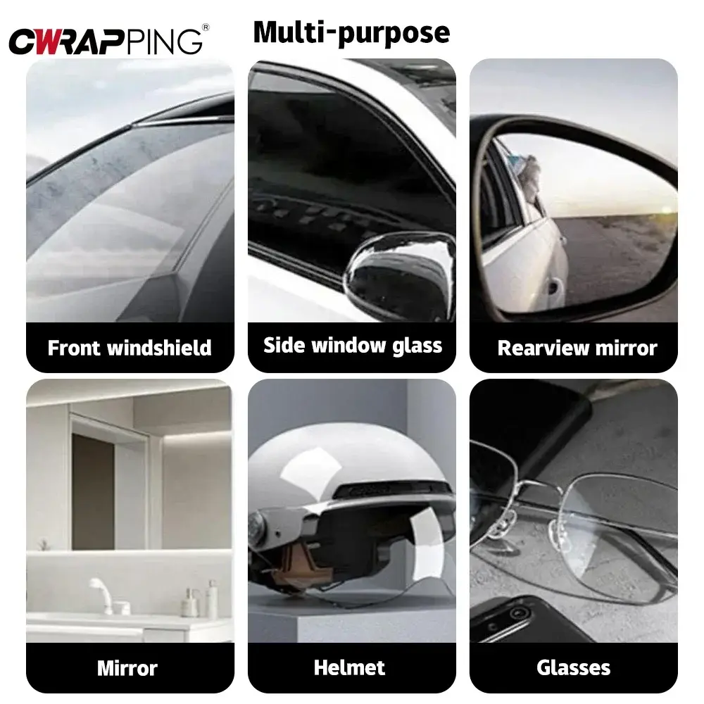 Car Windshield Defogging Agent Car Oil Film Brush Cleaning Glass Fog Cleaner Mirror Anti Fog Glass Tool for Car Wash Accessories