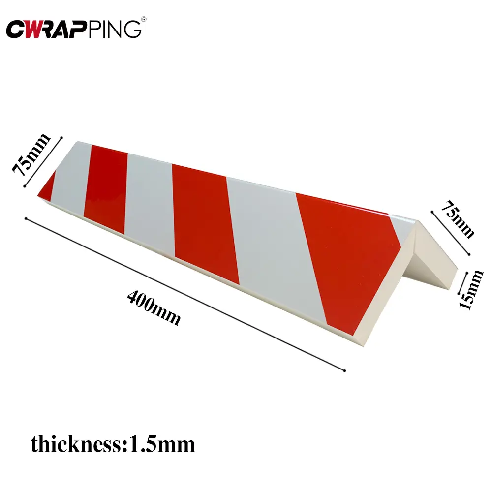 4/2/1PCS Car Foam Sticker Warning Signs Bumper Door Protection Scratch Protector Red White Foam for Parking Garage Accessories