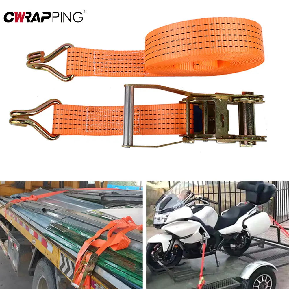 Ratchet Straps 1/3/5/10 Meter Claw Lorry Lashing Handy Straps Thickened Car Strapping Belt Tensioner Binding Strapping Tensioner