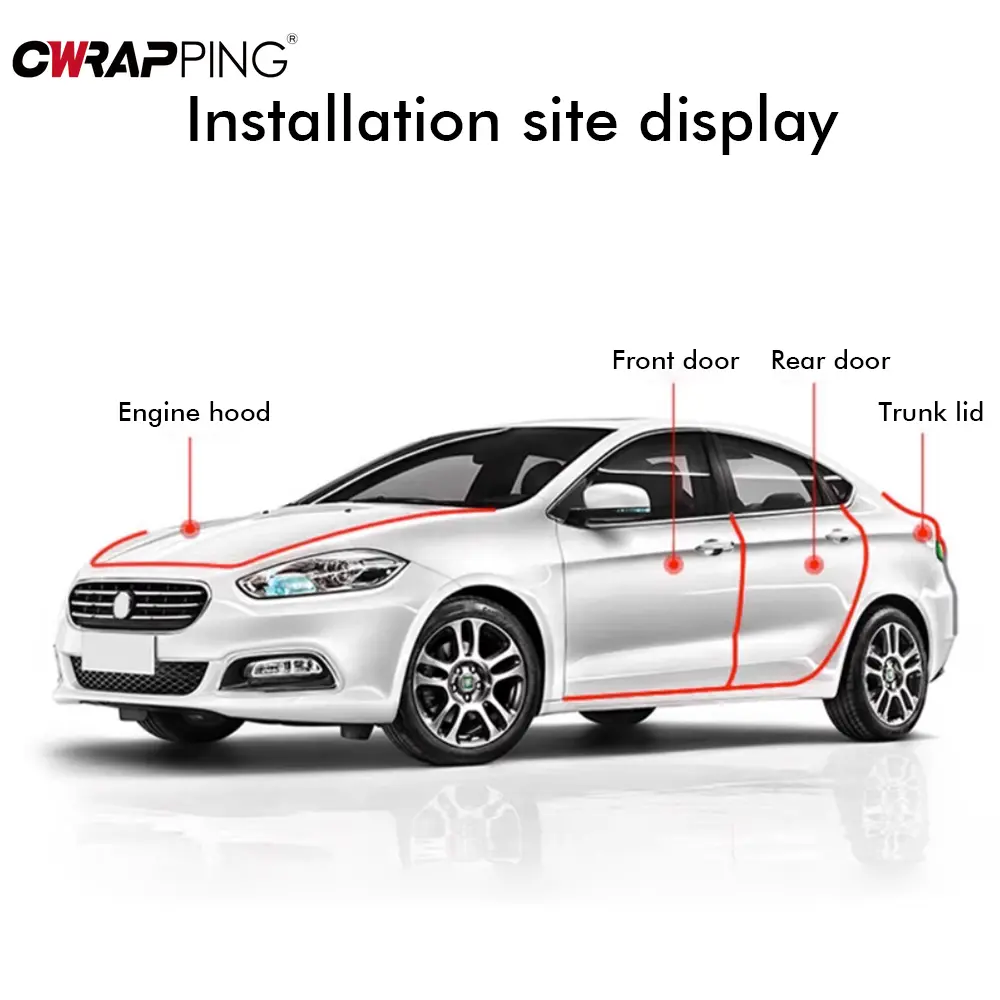 Transparent Car Door Edge Guards Clear Rubber Seal Protector U Shape Edge Trim Car Door Edge Protection For Auto Exterior Parts