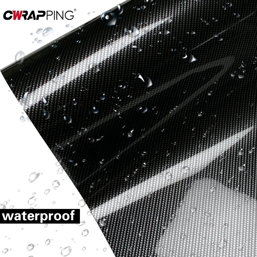 9D Carbon Fiber Vinyl Film High Glossy Car Sticker Film Cover Motorcycle Sticker Vinyl  Wrap Accessories for Vehicles Adhesive