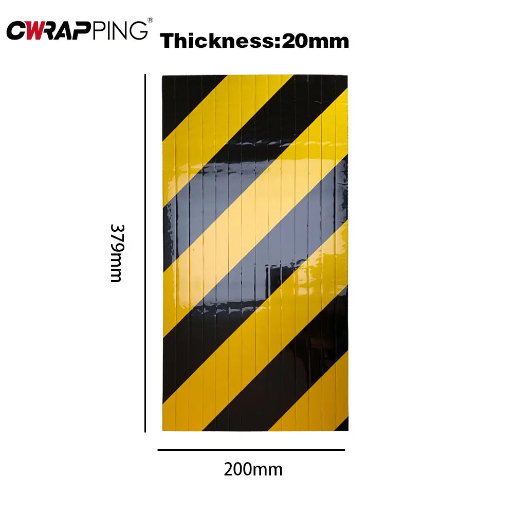 Parking Garage Car Door Protector Foam Garage Wall Protector Warning Car Accessories Corner Bumper Edge Sticker Scratch Adhesive