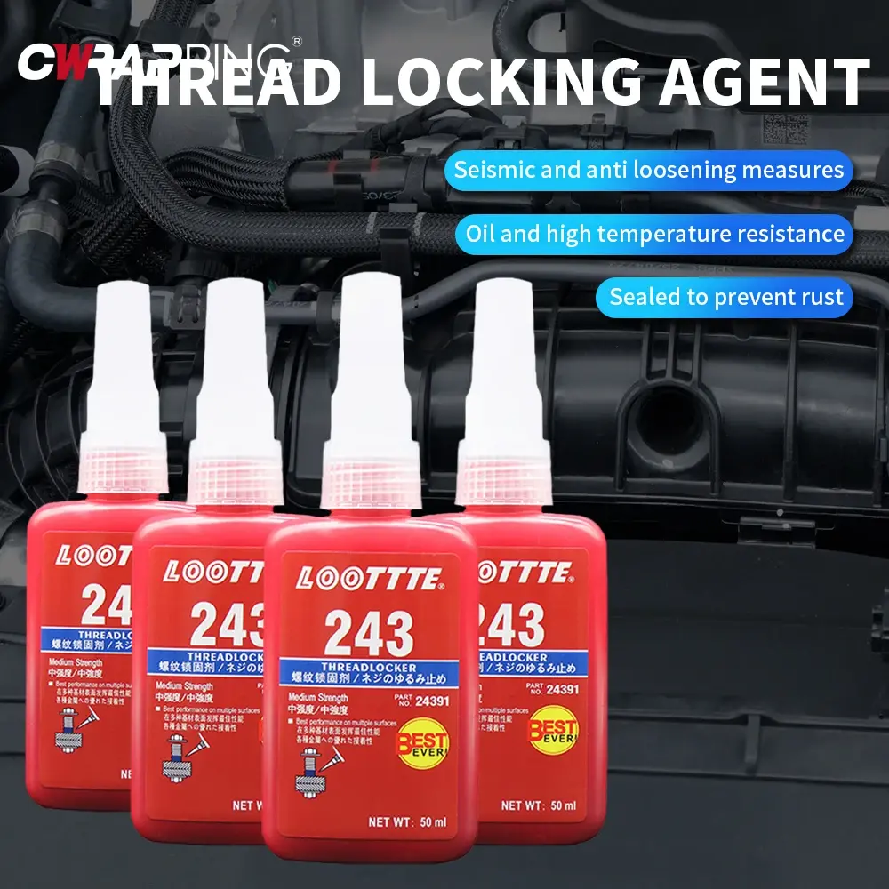 1/2/3pcs Threadlocker Screw Glue Quickly Cured Thread Locking Agent Anaerobic Adhesive Corrosion-Resistant Anti-Loosening Glue