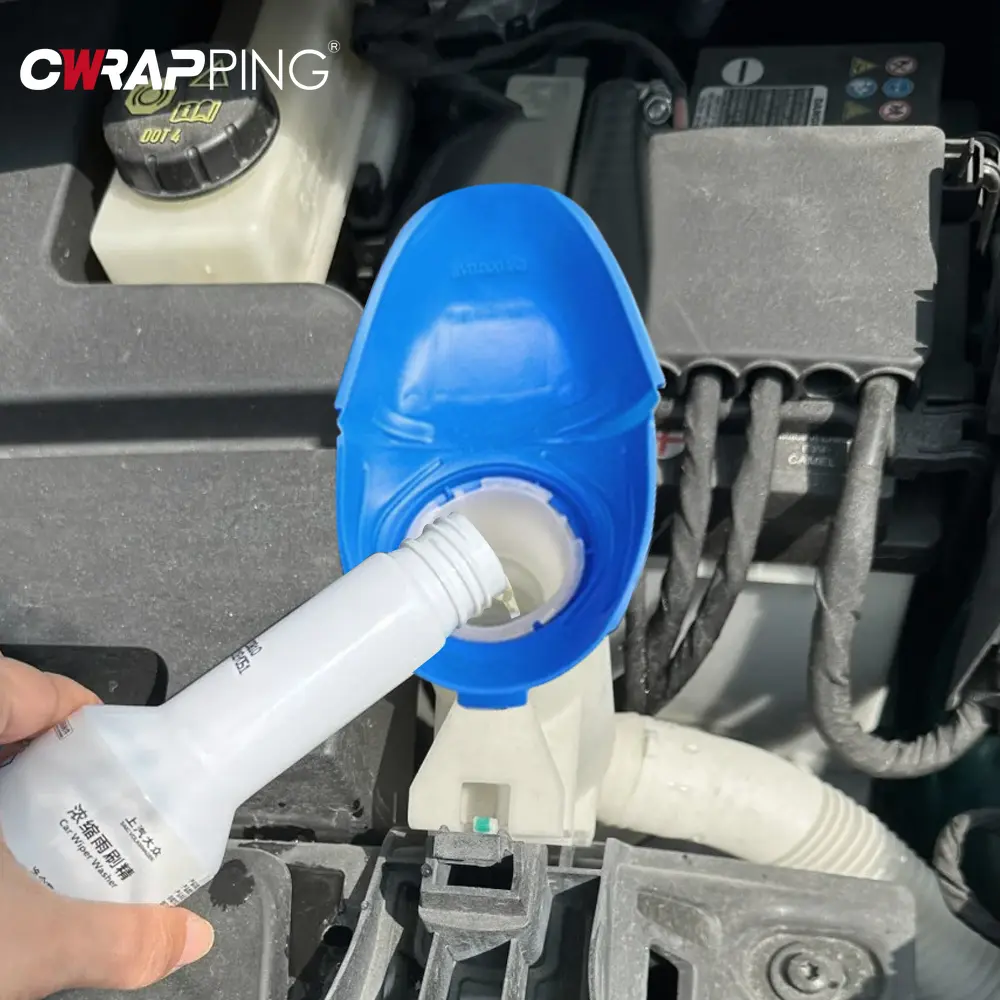 Car Wiper Washer Fluid Filler Lid Funnel Tank Reservoir Cap Wiper Kettle Cover Universal Car Accessories for BMW Audi VW Skoda