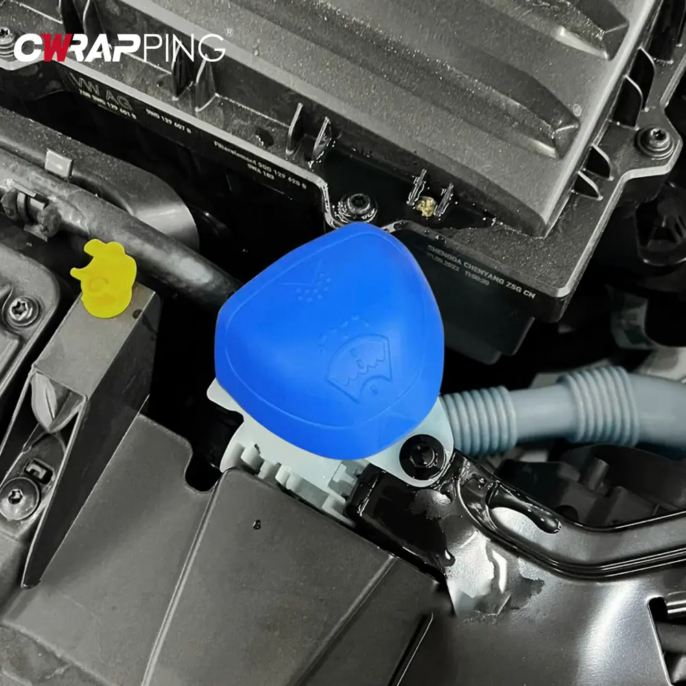 Car Wiper Washer Fluid Filler Lid Funnel Tank Reservoir Cap Wiper Kettle Cover Universal Car Accessories for BMW Audi VW Skoda