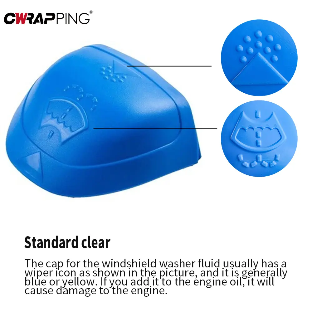 Car Wiper Washer Fluid Filler Lid Funnel Tank Reservoir Cap Wiper Kettle Cover Universal Car Accessories for BMW Audi VW Skoda