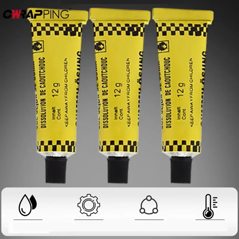 1/2/3/5pcs Motorcycle Tire Tyre Repairing Glue Strong Tyre Repair Glue Inner Tube Puncture Repair Glue Motorcycle Accessories