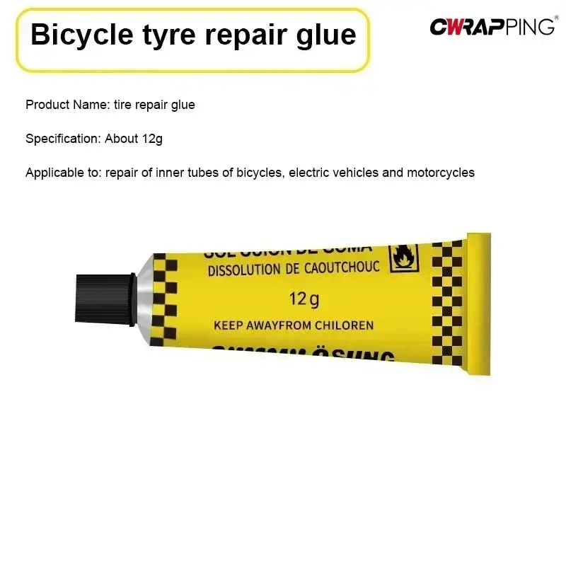 1-10pcs Car Motorcycle Bicycle Tire Repairing Glue Inner Tube Puncture Repair Glue Agent Emergency Portable Car Tyre Glue Tools