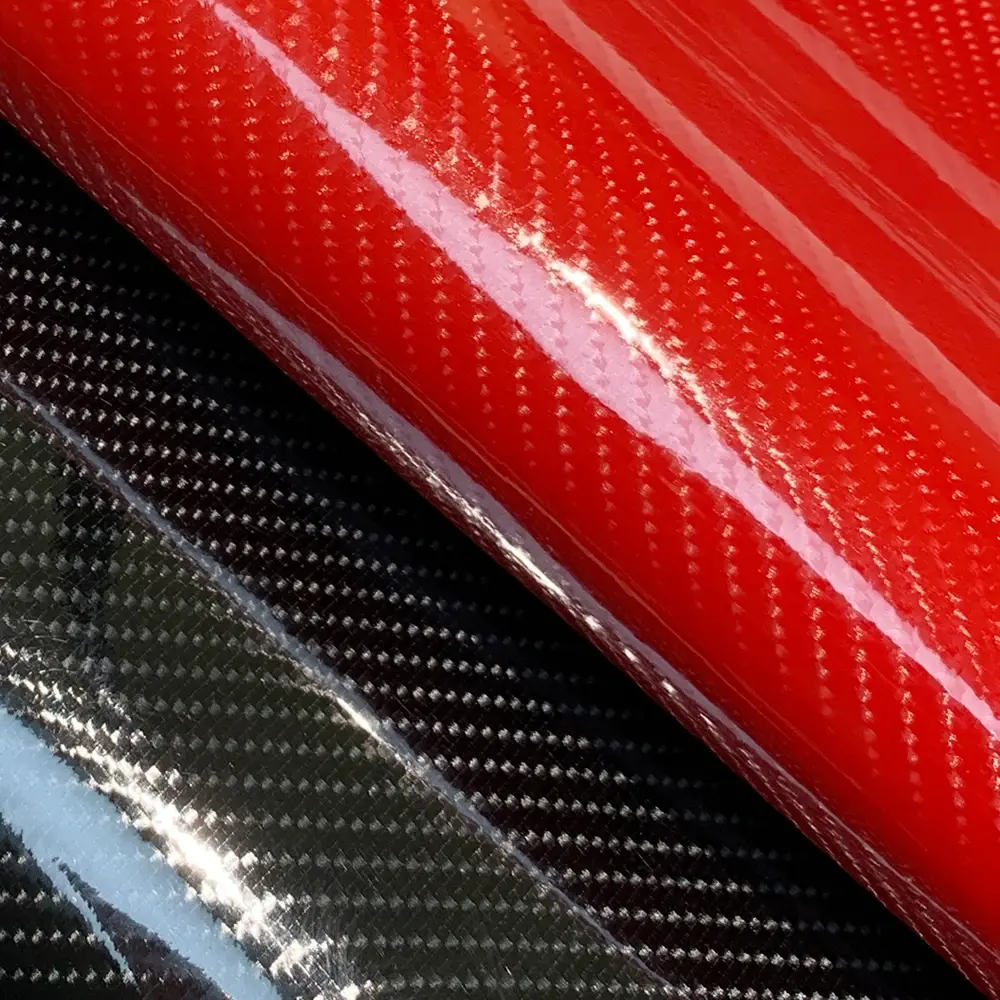 7D Carbon Fiber Vinyl Wrap Film Car Sticker Carbon Fiber DIY Paste Protector Strip Auto Side Mirror Protection Tape Film