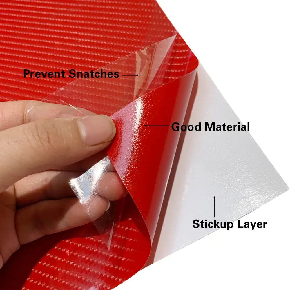 7D Carbon Fiber Vinyl Wrap Film Car Sticker Carbon Fiber DIY Paste Protector Strip Auto Side Mirror Protection Tape Film