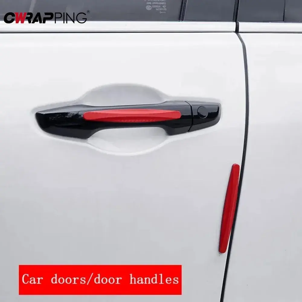 6/4 Piece Universal Front Rear Bumper Corner Protector Guard Car Anti-collision Protection Decoration Strip Car Accessories New