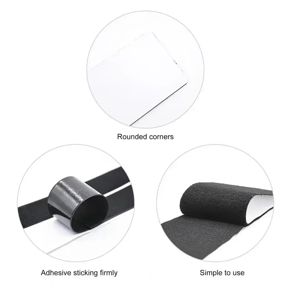 2Pcs Frameless License Plate Holder Harmless Polyester Adhesive Number Plate Holder Durable Car Plate Frame Holder Accessories