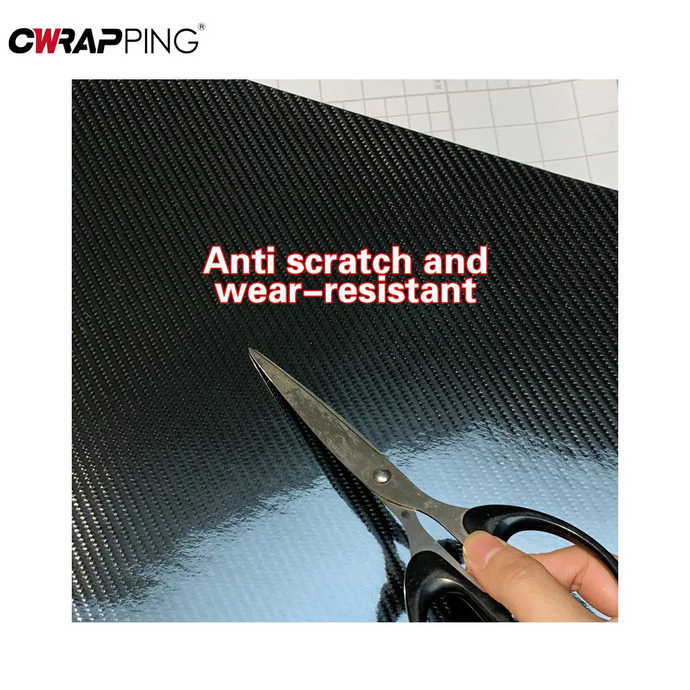Carbon Fiber Vinyl Wrap Film Car Sticker 7D Carbon Fiber DIY Vinyl Film Auto Side Mirror Protection Tape Film Car Accessories