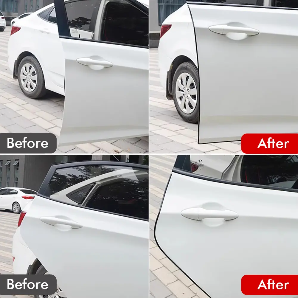 5M Transparent Car Door Edge PVC Scratch Protector Strips Cars Anti-collision Sealing Strip Door Anti-scratch Transparent Strip
