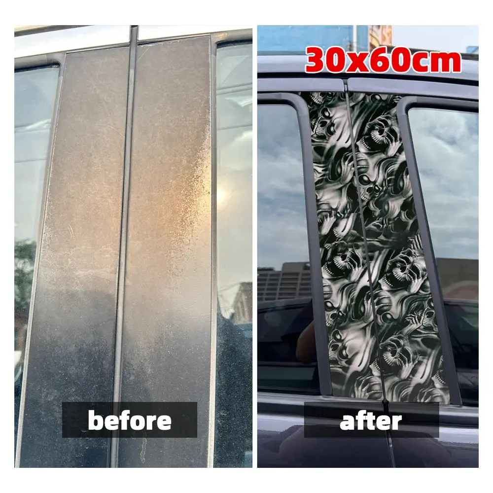 30x60cm Car Stickers Scratch Resistant Decal Bumper Sticker Self-Adhesive Vinyl Wrap for Car Window Tuning Film Cars Accessories