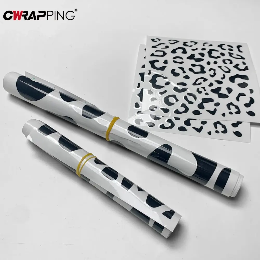 Car Stickers Leopard Print Waterproof Vinyl Decorative Auto Rearview Mirror Motorcycle Decor Sticker for Car Decals Accessories