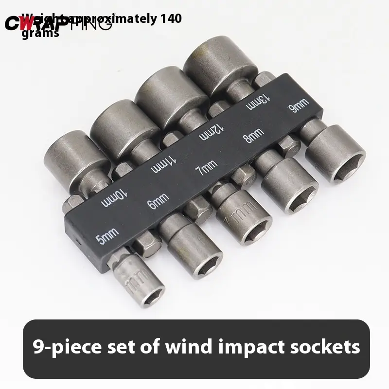 9-14pcs Multifunctional Tools 5mm-13mm Electric Screwdriver Sets Tool Box Wiha Cordless Drills Set of Nozzles Edc Multi Tool Bit