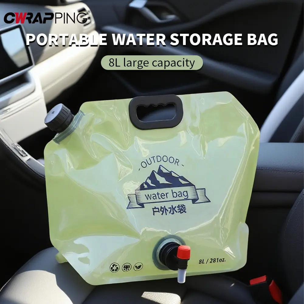 RV Soft Flask Storage of Water Nature Hike Kitchenware Household Bucket Large Capacity Water Bag Camp Supplies Camping Gadgets