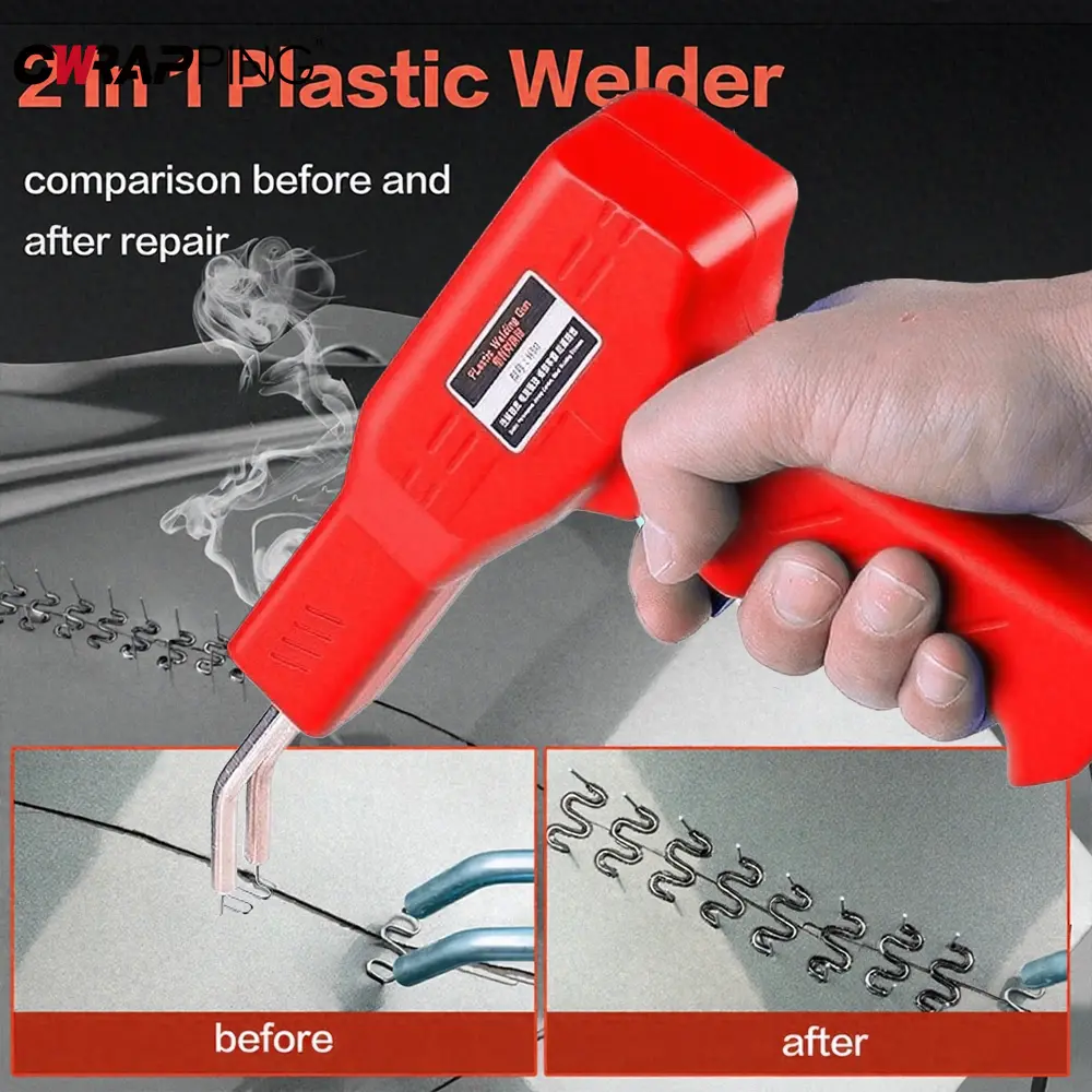 Hot Stapler Plastic Welding Machine Plastic Repair Welding Gun for Plastic Storage Box Toys Tables Chairs Tool Box Car Bumper