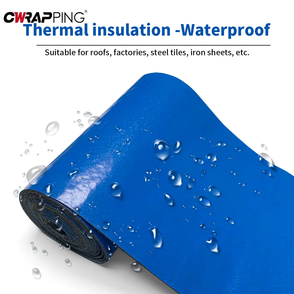 Roof Leakproof Repair Adhesive Tape Wall Crack Resistance Self-Adhesive Fix Tape Metal Roof Warehouse Heat Insulation Sealing