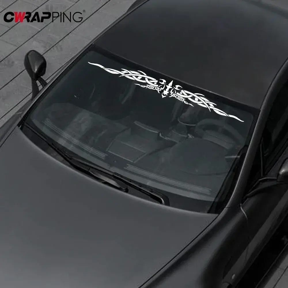 Rear Windshield Car Stickers Angel Wings Totem Bumper Decoration Scratch Covering Decals Vinyl Wrap Film for Car  Accessories