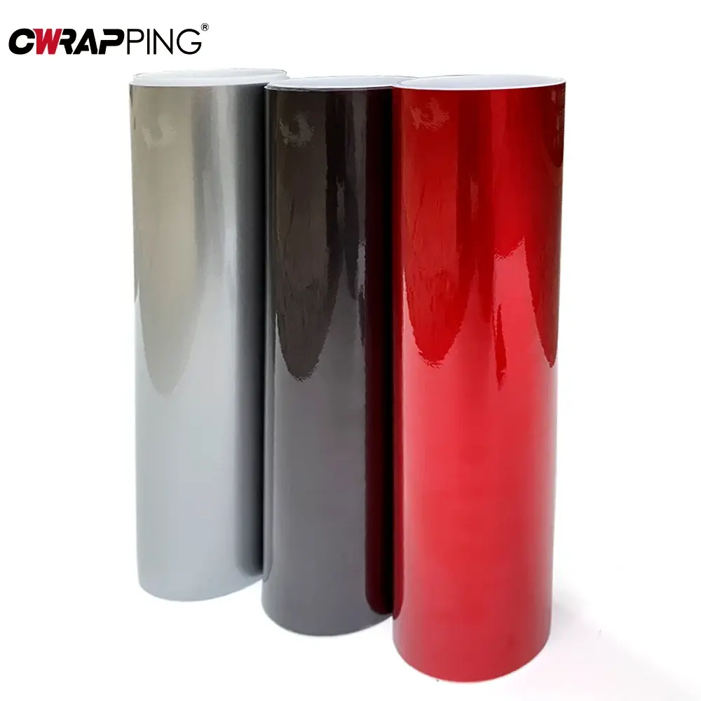Car Vinyl Wrap Covering Film Car Decal High Glossy Auroral Films Change Color Stickers Vehicle Wrap Film for Auto Accessories