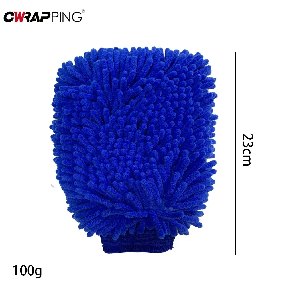 Car Wash Glove Detailing Thickened Double Sided Multifunction Glove Motorcycle Wash Tools Care Sponge Car Cleaning Accessories