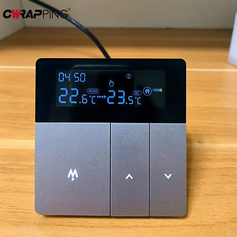 Smart WiFi Thermostat Digital Display Wired Water Floor Heating Controller with Remote Lock Home Office Smart Heating Accessory