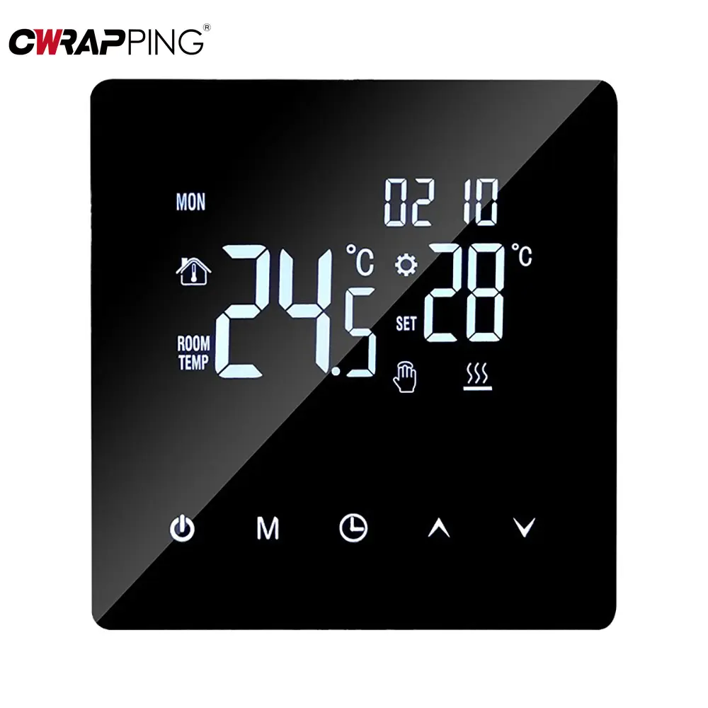 Smart Thermostat Home Improvements Wifi Weather Station Wall Clock Radiator Thermostat for Warm Floor Thermometer Home Assistant