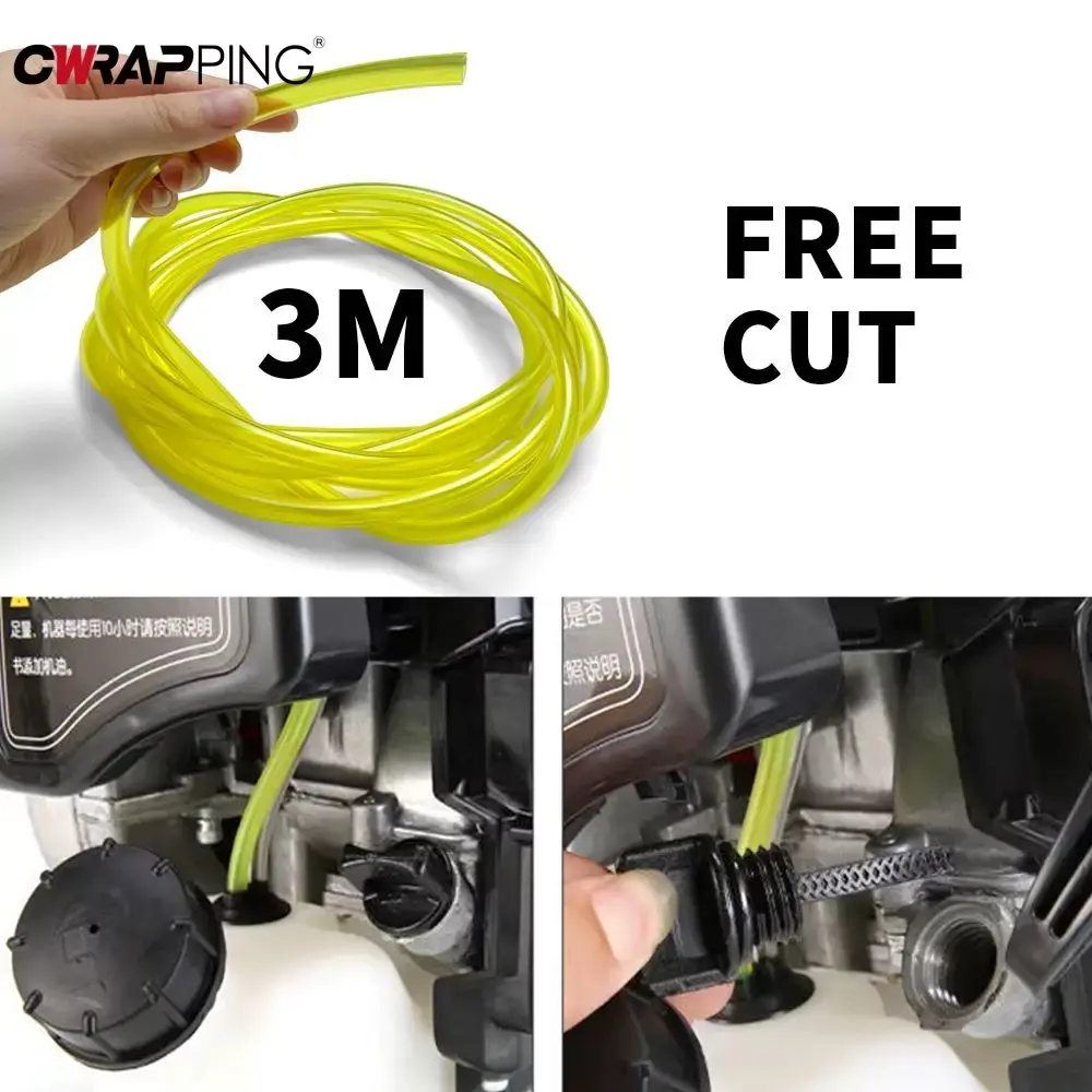 Length 3 Meter Fuel Line Hose String Tube Petrol Line for Trimmer Chainsaw Blower Tool for Home Truck Car Motorcycle Accessories