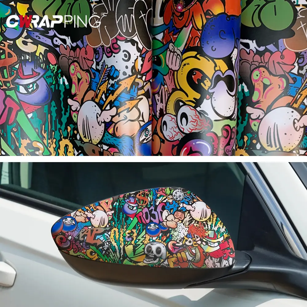 Car Stickers Graffiti Painting Car Film Cover Adhesive Vinyl Wrap for Skateboards Decals Motorcycles Stickers Auto Accessories