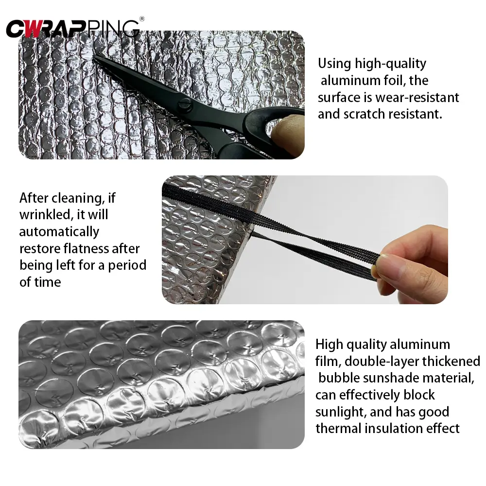 1PCS Sun Visor Reflector Foldable Car Front Windshield Portable Breathable UV Resistant Sunscreen Tools for Car Accessories