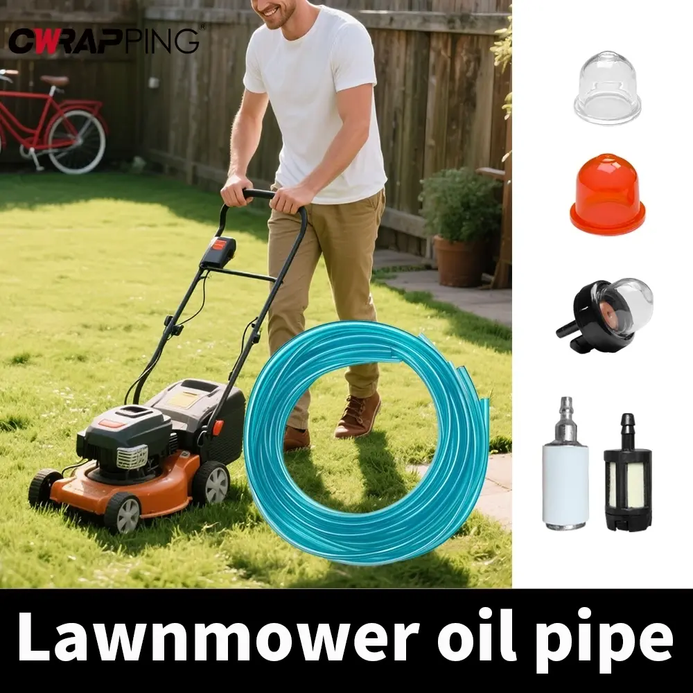 23PCS Fuel Line Hose Motorcycle Gasoline Hose Small Engine Tube Petrol Pipe for Lawn Mower Trimmer Chainsaw Blower Line Tool