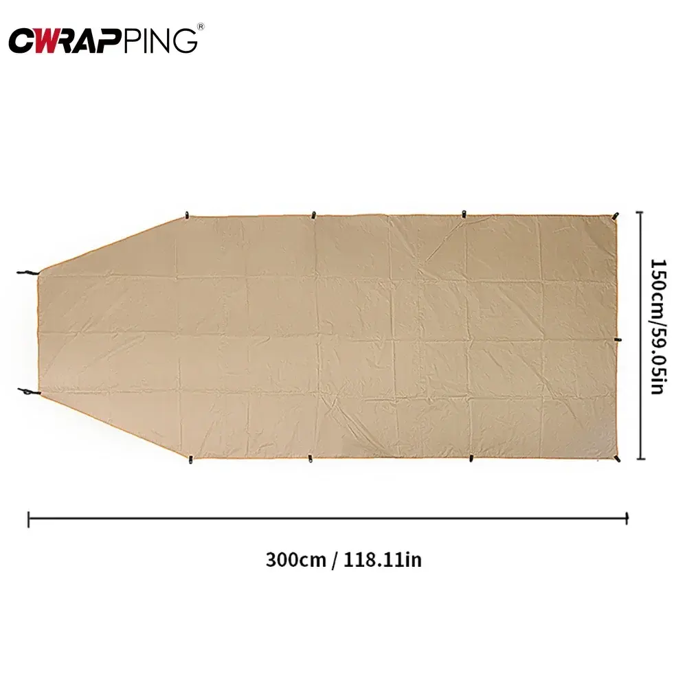 Car Shelter Shade Camping Side Anti-UV Sunshade Waterproof Auto Roof Top Tent Portable Awning Parasol Rain Canopy for Car SUV