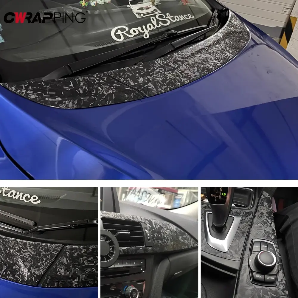 Car PET Vinyl Wrap Film Matte Black Adhesive Color Change Sticker Motorcycle Decal Cover Air Release Foil for Car Accessories