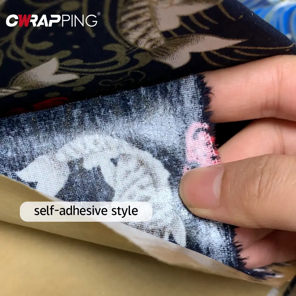 50x150cm Auto Interior Sticker JDM Cotton DIY Self-adhesive Tape Adhesive Wind Cloth for Car Interior Modification Accessories