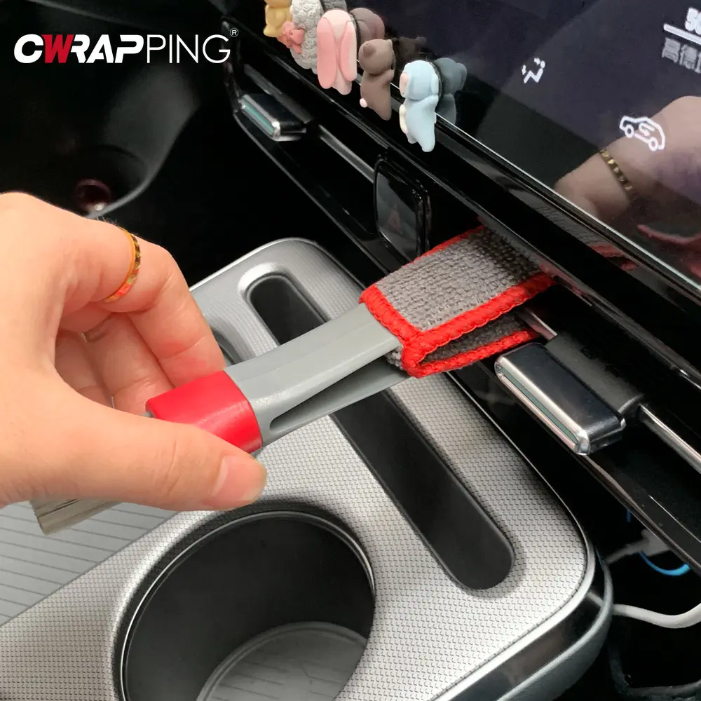 Multi-Purpose Dust Brush Car Air Conditioner Outlet Cleaning Tool Auto Detailing Cleaning Gap Brush for Car Interior Accessories