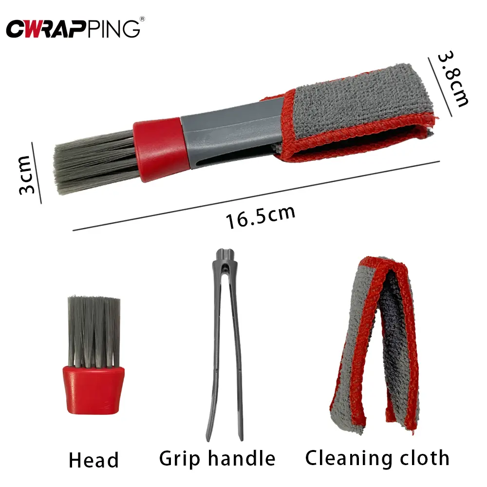 Multi-Purpose Dust Brush Car Air Conditioner Outlet Cleaning Tool Auto Detailing Cleaning Gap Brush for Car Interior Accessories