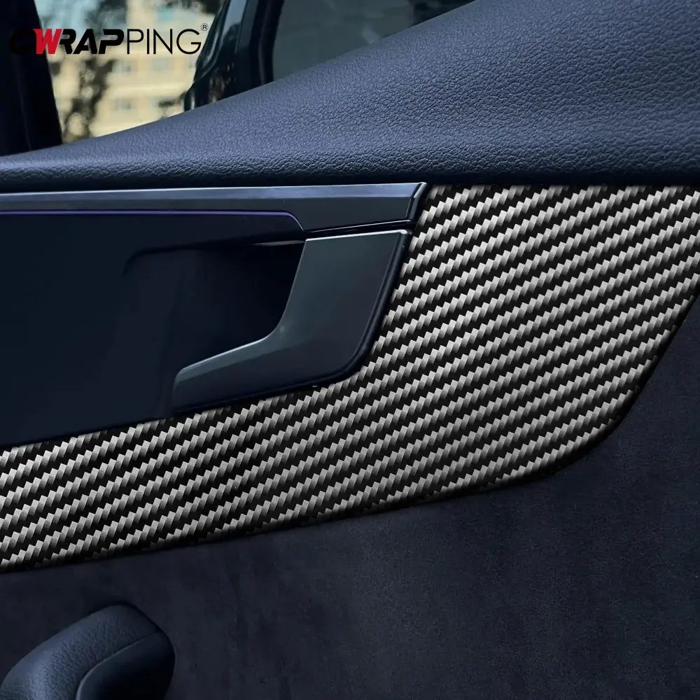 2D Carbon Fiber Vinyl Wrap Car Sticker Black Color Change Vinyl Film Car Wrap Film Adhesive Motorcycle Decal Auto Accessories