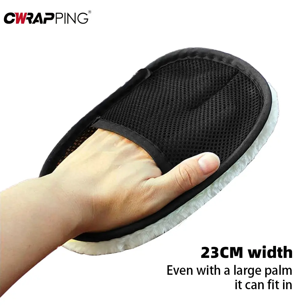Car Wash Gloves Cars Cleaning Tools Thick Soft Imitation Wool Plush Wiping Microfiber Auto Dusting Gloves Car Wash Accessories