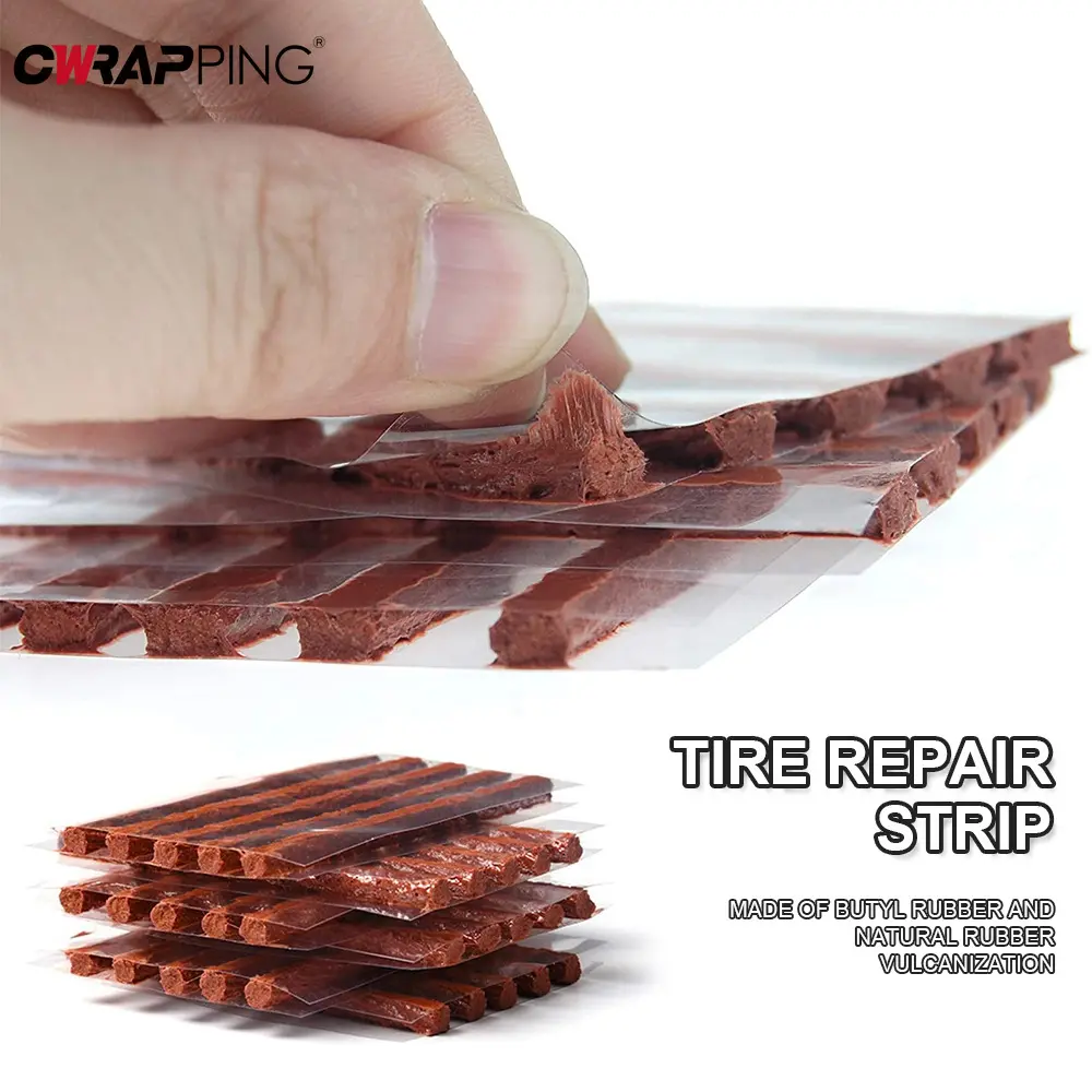 Car Tire Puncture Repair Tools Motorcycle Tyre Repair Patching Kit for Car Tire Puncture Tire Glue Strips Motorcycle Accessorie