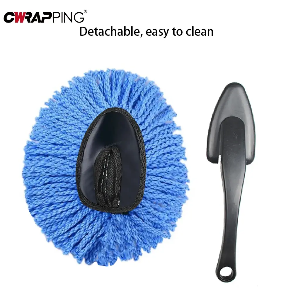 2Pcs Car Cleaning Brush Microfiber Strong Water Auto Wash Towel Auto Maintenance and Cleaning Tools Set for Car Wash Accessories