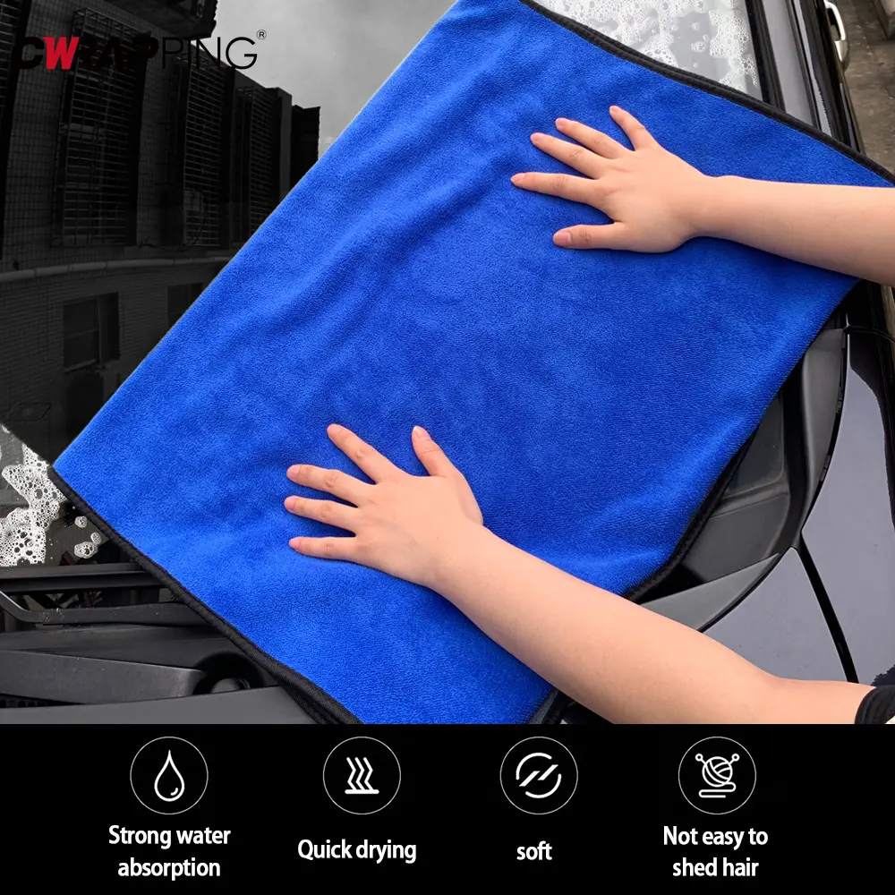 Car Cleaning Cloths Vehicle Wash Supplies Thickened Microfiber Glass Clean Towels Magic Cleaning Rag for Kitchen Car Accessorie