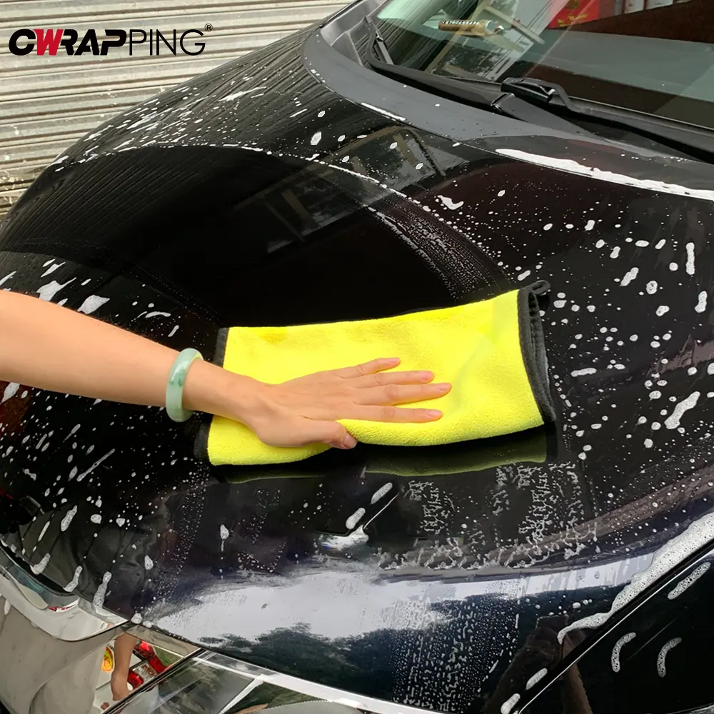 2Pcs Microfiber Towel Car Microfiber Cloth Wash Towel Microfiber Cleaning Cloth Absorbent Car Wash Drying Towel Auto Detailing ﻿