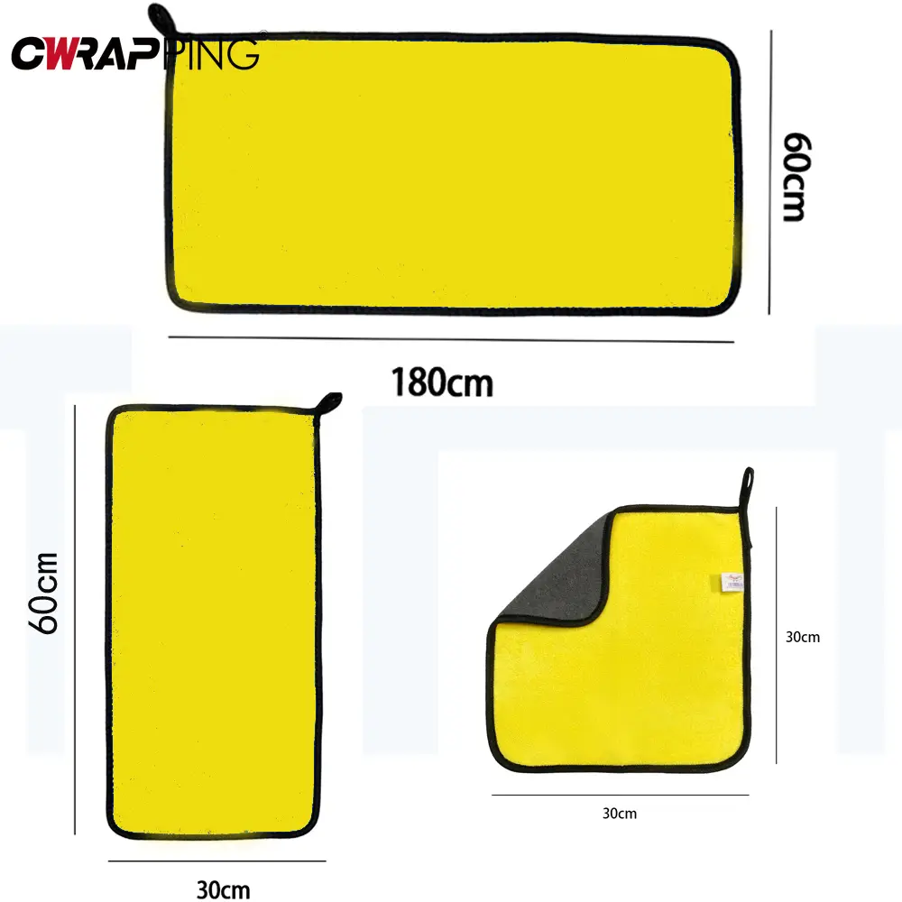 Car Cleaning Cloths Vehicle Wash Supplies Thickened Microfiber Glass Clean Towels Magic Cleaning Rag for Kitchen Car Accessorie