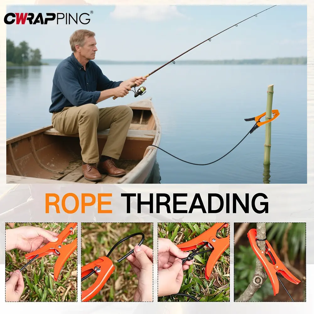 Portable Stainless Steel Kayak Grip Anchor Large Clamping Mouth Fishing Paddle Boards Water Activities Accessory