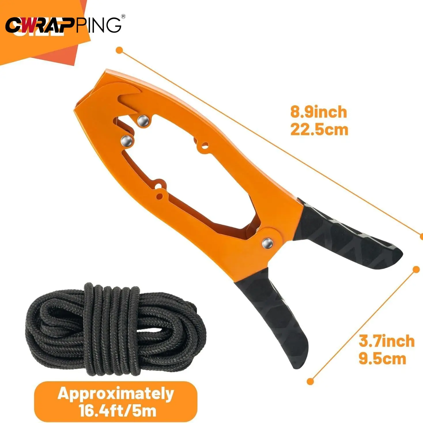 Portable Stainless Steel Kayak Grip Anchor Large Clamping Mouth Fishing Paddle Boards Water Activities Accessory