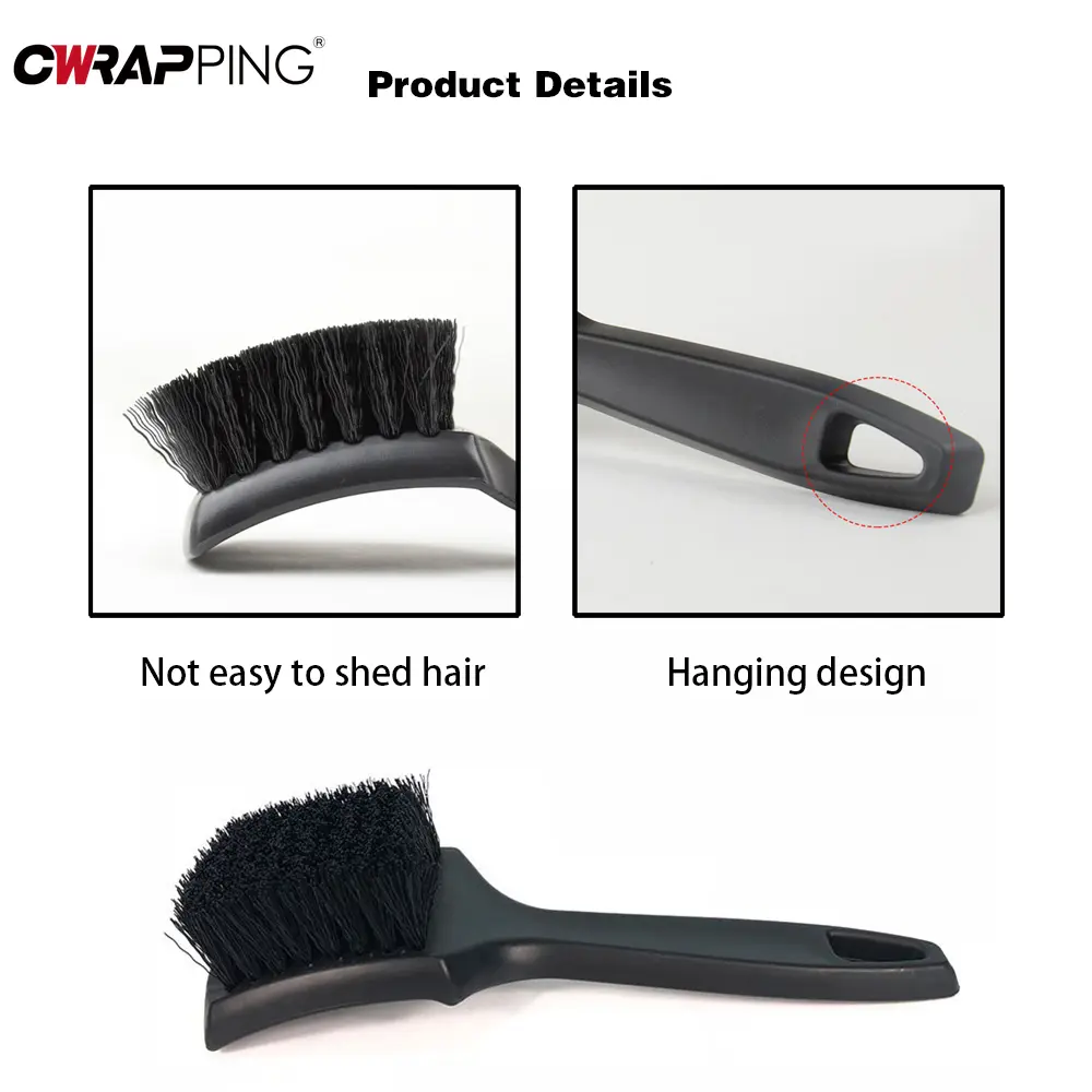 Car Wheel Hub Brushes Tire Rim Brush Tyre Cleaning Brushes Cars Wheels Gap Detailing Tire Washing Tool Car Cleaning Accessories